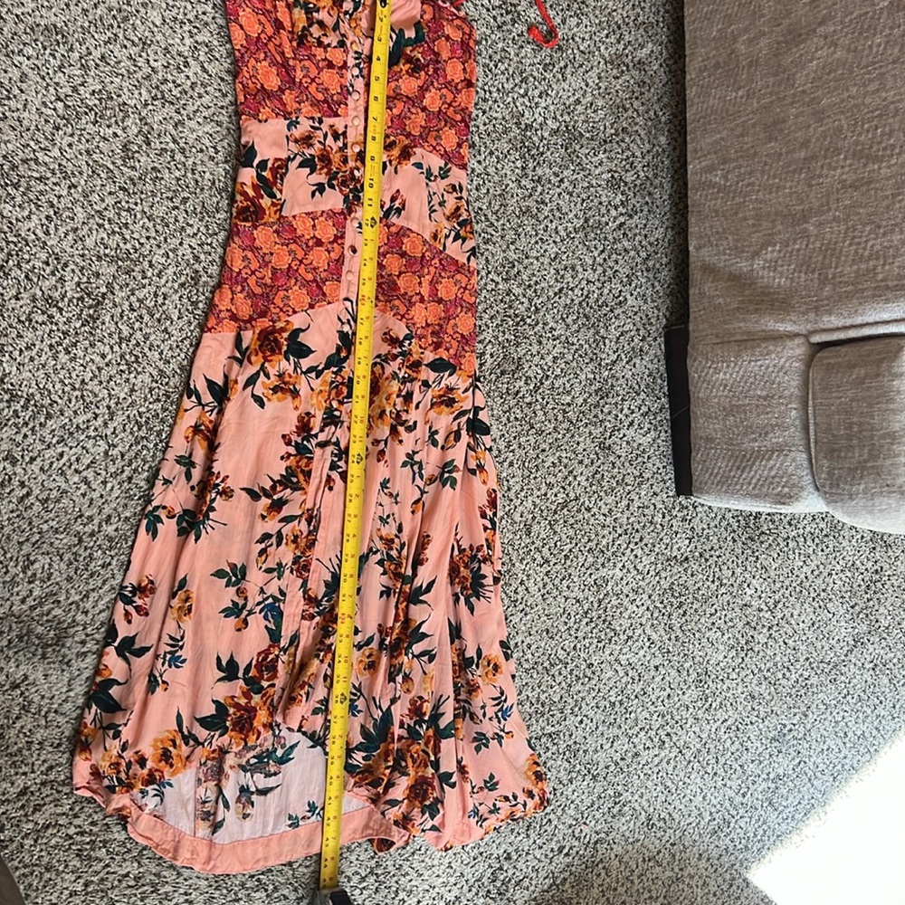 VGUC Free People Lover Boy Floral Patchwork Maxi Dress. Size 2 - Picture 9 of 9